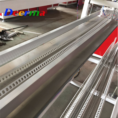 Hotels PVC Corner Bead Tile Trim Corner Angle Production Line Machine Screw Speed  35 rpm