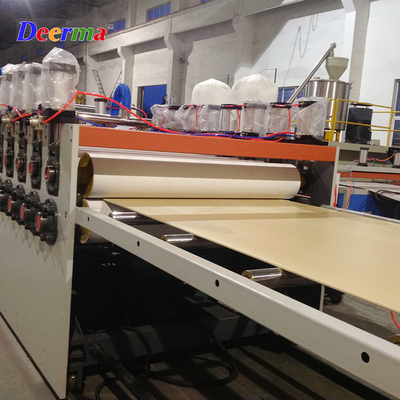 300-400kg/h Output WPC Solid Foam Board Extrusion Line Machine for PVC Wall Panel Door
