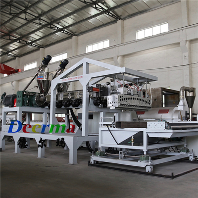 380V-440V PVC Door Mat Making Machine for Double Color PVC Coil Mat 13500*4200*3300mm